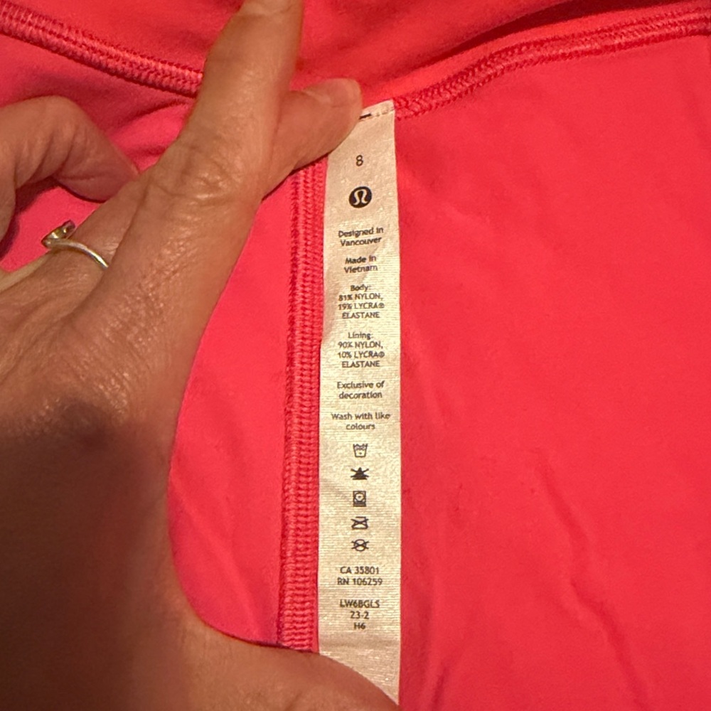 Lululemon Hot Pink High-Rise Align Capri Leggings - Picture 8 of 10